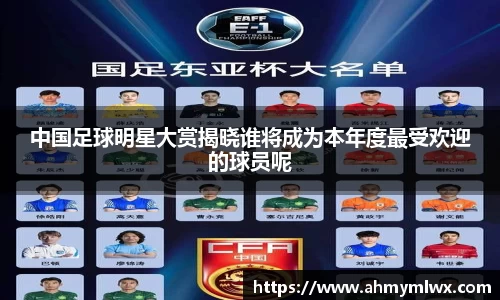 中国足球明星大赏揭晓谁将成为本年度最受欢迎的球员呢
